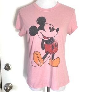 Pink Mickey Mouse T-Shirt